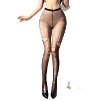 Feiniao Kuiyue Sexy Women's Tearable Sheer Stockings - Stretchable Full-Body Pantyhose for Intimate Wear thumbnail