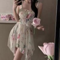 French-Inspired Lace Sleep Dress - Vintage Floral Slip Dress for Women, Sexy & Flirty Lingerie Set thumbnail