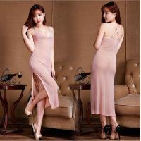 Sexy Sheer Bodycon Dress with High Slit – Seductive Nightclub Mesh Backless Mini Dress for Women thumbnail