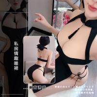 Seductive Qipao Lingerie Dress - Sexy Split Long Gown for Nightwear & Role Play thumbnail