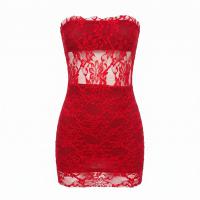 NightSigh Lace Bodysuit & Sheer Mesh Skirt Set - Seductive Lingerie Sleepwear Outfit for Women thumbnail