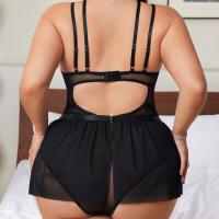 Plus Size Sexy Lace Lingerie Set - Transparent Erotic Underwear for Women,European and American Style 9061 Collection thumbnail