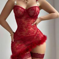 2026 New Sexy Lace Sheer Nightgown - Seductive Transparent Lounge Dress for Women, Premium Intimate Apparel