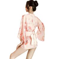 Japanese-Style Sexy Lingerie Set - Seductive Kimono Sleepwear & Robe for Women thumbnail