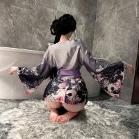 Yasise Sexy Deep V Anime Kimono Lingerie Set – Japanese School Uniform Sleepwear with Pure & Tempting Style thumbnail
