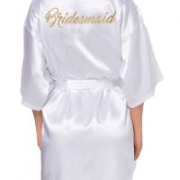 Sexy Summer Robe for Women - Lightweight Lace Trimmed Kimono Sleepwear, Sheer Satin Morning Gown & Lounge Set thumbnail