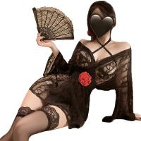 Mino Hi Japanese-Style Sexy Yukata Sleepwear Set – Pure Temptation Lingerie with Alluring Elegance thumbnail