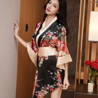 Yefeiyi Japanese Kimono Lingerie Set - Seductive Role Play Robe & Sleepwear Outfit for Women thumbnail
