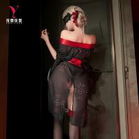 Night Silk Sensual Hanfu Lingerie - Sexy Ancient Chinese Style No-Remove Pure Temptation Custom Kimono-Inspired Outfit thumbnail
