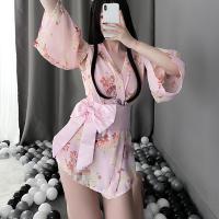 Japanese-Style Bunny Kimono Lingerie Set – Summer Trendy Playful Outfit for Adults thumbnail