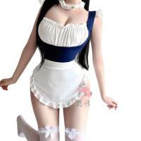 Floral Sea Maid Costume Set - Cute & Alluring Role Play Lingerie Bodysuit for Women thumbnail