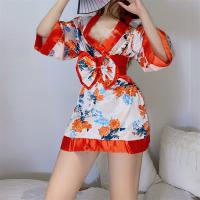 Japanese Kimono Costume Set - Sexy & Cute Role Play Lingerie Outfit, One-Piece Cosplay Ensemble thumbnail
