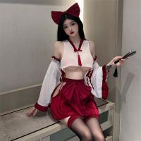 New Sexy Witch Costume for Women - Cute & Alluring Kimono-Style Role Play Outfit with Lingerie-Inspired Design thumbnail