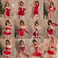 Women's Sexy Christmas Lingerie Set - Halloween Sleep Dress, Role Play Costume & Nightclub Outfit for New Year
