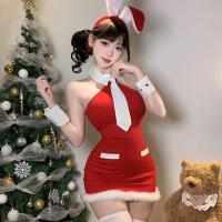 Mocheng Sexy Lingerie Set - Pure & Tempting Wrap Dress Sleepwear for Role Play, New Year Outfit thumbnail