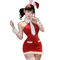 Mocheng Sexy Lingerie Set - Pure & Tempting Wrap Dress Sleepwear for Role Play, New Year Outfit thumbnail