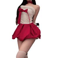 ShuoYao Sexy Christmas Lingerie Dress – Cute Bunny Girl Party Dress for New Year Eve & Holiday Parties thumbnail