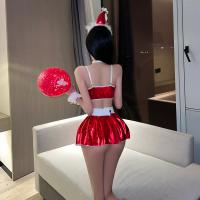 New Year Christmas Costume Dress - Sexy Santa-Themed Lingerie Set & Naughty Holiday Outfit thumbnail