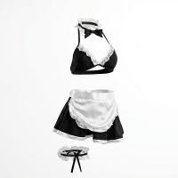 NightSigh NightSeduction Sexy Maid Costume for Small Bust - Pure Temptation Lingerie Sleepwear Set thumbnail