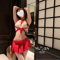 Pure & Playful Lingerie Set - Seductive JK-Style Skirt Outfit for Women, Sexy Student-Themed Sexy Wear thumbnail