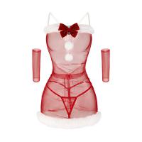 Mannyan New Year Lingerie for Women - Sheer Mesh Cami, Backless Sleep Dress & Sensual Holiday Nightwear thumbnail