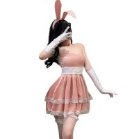 Xianyi Bunny Costume Set - Sexy Christmas Cosplay Outfit for Women, Holiday Party Dress with Ears & Tail thumbnail