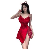 Christmas Naughty Bunny Costume - Sexy Lingerie Outfit for Role Play, Seductive Holiday Party Wear thumbnail