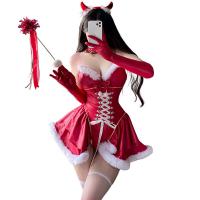 Xianyi Sexy Lingerie Set - Seductive Holiday Costume Outfit for Christmas & New Year, Pure-Yet-Alluring Style thumbnail