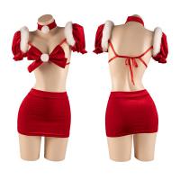 Manyan New Year Party Dress - Sexy Lace Bodycon Skirt with Bow Detail for Christmas & Holiday Outfits thumbnail