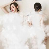 Romantic New Year Bride Lingerie Set - Sexy Transparent Wedding Nightwear & Seductive Sleep Dress Ensemble thumbnail