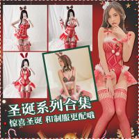 2022 New Year Red Lingerie Set – Festive Velvet & Mesh Bodysuit with Reindeer Faux-Fur Trim, Sexy Holiday Costume