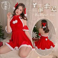Misty Romance Christmas Lingerie Set - Sexy Plus Size Holiday Costume Dress for Women, Naughty New Year Outfit thumbnail