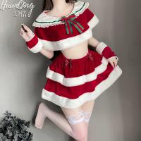 Christmas Sexy Lingerie Set for Small Bust - Sweet & Seductive Holiday Sleepwear Outfit for Women thumbnail