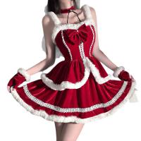 Christmas Sexy Lingerie Dress - Naughty Bunny Girl Outfit, Pure & Tempting Holiday Party Dress for Women thumbnail