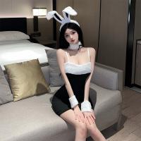Sexy Bunny Girl Costume Set - Christmas Role Play Outfit, Tight Mini Dress & Matching Accessories thumbnail