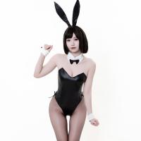 Rabbit Girl Costume Set - Sexy Lace & Patent Leather Bunny Outfit for Role Play & Cosplay thumbnail