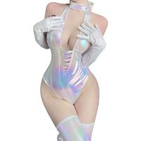 Genuine Yun Sexy Open-Crotch Bodysuit - Anime-Style Lingerie for Playful Bedroom Fun & Cosplay thumbnail