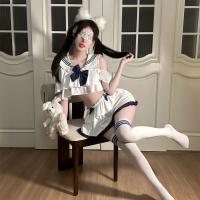 JinXiao JK Style Flirty Lingerie Skirt - Pure & Tempting Pleated Mini Skirt for Sensual Elegance thumbnail