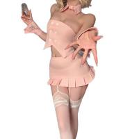 NightSiYeSe Seductive Bunny Girl Costume Set - Pure & Tempting Lingerie Sleepwear Outfit for Women thumbnail