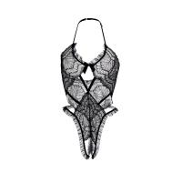Qingruohan Sexy Lingerie Set - Lace Bodysuit with Open-Crotch Design, Uniform-Inspired Nightwear & Erotic Outfit thumbnail