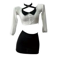 Qingruohan Sexy Lingerie Set - Pure & Tempting Bodycon Dress, No-Remove Secretary Uniform Sleepwear Outfit thumbnail