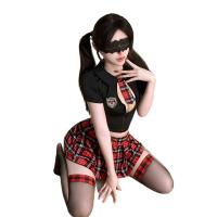 Jin Xiao Pure-Temptation Lingerie Set - Elegant JK Skirt & Sensual Matching Bra, Luxury Seductive Outfit thumbnail