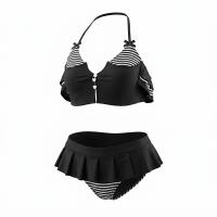 NightSiSexy Lingerie Set – Pure & Tempting Crop Top & Mini Pleated Skirt Outfit, Seductive Uniform Style thumbnail