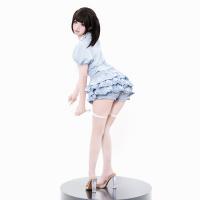 Blue Sweet-Play Lingerie Skirt - Flirty Cupcake Mini Dress with High-Waist Slimming Fit & Feminine Ruffles thumbnail
