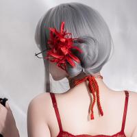 Chinese Floral Hair Clip Set – Sexy Pure-Chic Flower Hairpins for Buns, Side Braids & Ponytails thumbnail