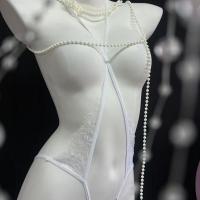 French-Style Lace Mesh Bikini Panties for Women – Sheer Cross-Strap Cotton-Crotch Sexy Lingerie thumbnail