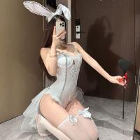 Gorgeous Cloud Sexy Lingerie Costume - Bunny Girl Halloween Outfit for Nightclub & Christmas Cosplay thumbnail
