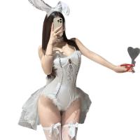 Gorgeous Cloud Sexy Lingerie Costume - Bunny Girl Halloween Outfit for Nightclub & Christmas Cosplay thumbnail