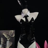 PU Bunny Girl Bodysuit Set - Sexy Soft Sensual Lingerie for Role Play & Cosplay thumbnail