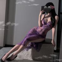 Pure & Playful Lingerie Set - Seductive Sheer Sleepwear, Naughty Nurse & Modest Chic Bedroom Outfit thumbnail
